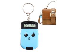 Calculadora Mini Pocket - Mini Calculadora Electrónica, Portátil Tiny Keyring | Calculadora electrónica pequeña, Herramienta de cálculo de estudiantes Fácil de usar, Figura Pequeño cálculo