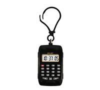 Calculadora multifuncional de llavero pequeño con aspecto de dibujos animados para suma, resta, multiplicación, división, calculadora rápida de llavero