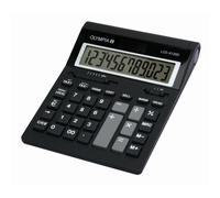 Calculadora Olympia LCD 612 SD 12 dígitos Negro