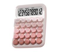 Calculadora para Niños: Interruptor Mecánico De 4,33 X 6,1 Pulgadas, Linda Herramienta De Contabilidad De Escritorio Antideslizante, Papelería Ergonómica con Botones Grandes | Práctica De Matemáticas