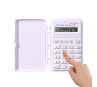 Calculadora pequeña - Dispositivo de cálculo pequeño con tapa | Pequeñas calculadoras digitales | para estudiantes que rinden exámenes, escuela, aula, exámenes, contadores, profesionales, ingenieros