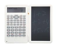 Calculadora Portátil con Bloc de Notas, Calculadora Científica con Pantalla LCD de 10 Dígitos con Tableta de Escritura Borrable, Calculadoras de Escritorio Básicas Silenciosas