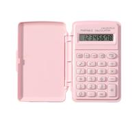 Calculadora portátil con solapa de 8 dígitos, herramienta científica, diseño ligero de color caramelo para cálculos móviles, calculadora de necesidades