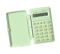 Calculadora portátil con solapa de 8 dígitos, herramienta científica, diseño ligero de color caramelo para cálculos móviles, calculadora de necesidades
