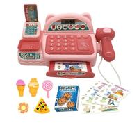 Calculadora Registro De Efectivo - Juguete Para Niños Registro De Registro De Registro De Calculadora Registros De Efectivo Juguete | Juega De La Tienda De Comestibles Con Luz Y Sonido, Playcash Regís