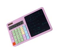 Calculadora Solar 12 Dígitos Pantalla LCD con Tablero Escritura LCD Calculadora Científica Función Estándar Estudiante con Tablero Escritura
