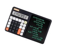Calculadora Solar 12 Dígitos Pantalla LCD con Tablero Escritura LCD Calculadora Científica Función Estándar Estudiante con Tablero Escritura