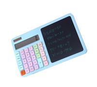 Calculadora Solar 12 Dígitos Pantalla LCD con Tablero Escritura LCD Calculadora Científica Función Estándar Estudiante con Tablero Escritura