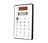 Calculadora solar en miniatura con pantalla de 8 dígitos y teclas silenciosas, tamaño de bolsillo para uso doméstico y de oficina, calculadoras fáciles de transportar para estudiantes