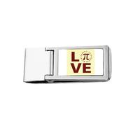 Calculation ODigital Pi Love Slim Money Clip - Cartera de bolsillo de acero inoxidable