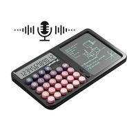 Calculator with Notepad, Home Calculation Tool, 5.91x10.35 Inches Drafting Display Device, Eye Friendly Handwriting Board Featuring Large Screen for Students School Business and Daily Use