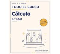 Cálculo 1.º ESO - Cuaderno de Guía y Apoyo: Operaciones, fracciones, decimales y porcentajes paso a paso: práctica por niveles y soluciones explicadas para todo el curso (Guía y Apoyo ESO - Cálculo)