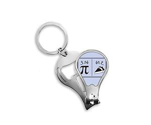 Cálculo Contenido Guopai Matemáticas Fingernail Clipper cortador llavero Scissor