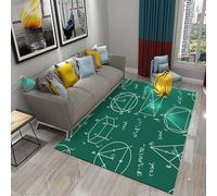 Cálculo De Fórmula Matemática 3D Impreso Alfombra 140 X 200 Cm Sala De Estar Dormitorio Rug Antideslizante Niños Niñas Habitación Jugar Carpet para Gatear - Limpieza Fácil - Poliéster -5786525919620
