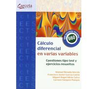 Calculo Diferencial En Varias Variables. Cuestiones Tipo Test Y E Jerc