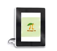 Cálculo Matemático Pi Naranja Espejo Mágico Lámpara Marco de fotos Multifunción