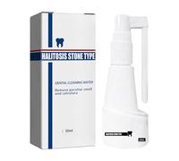Calculus Dissolving Spray Limpiador de sarro para el hogar para el control de dientes, ducha oral portátil de mano, pasta de dientes para eliminación intensiva de manchas, 30 ml de algas rojas (A