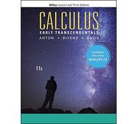 Calculus: Early Transcendentals, WileyPLUS NextGen Card with Loose-leaf Set Multi-Semester: Early Transcendentals