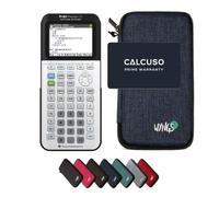 CALCUSO Paquete Básico Azul con Calculadora Grafica TI-83 Premium CE Python