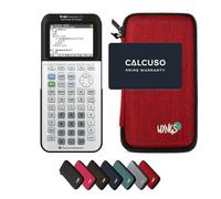 CALCUSO Paquete Básico Rojo con Calculadora Grafica TI-83 Premium CE Python