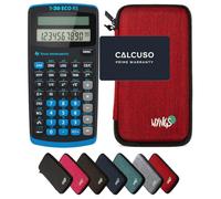 CALCUSO Paquete Básico Rojo con Calculadora TI-30 Eco RS