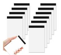 Caldamn Bloc de notas pequeño, 10 unidades en blanco, tamaño A7, minibloc de notas, 30 hojas por bloc, 80 g, mini bloc de notas para trabajo, estudio, oficina, hogar, escuela, diario