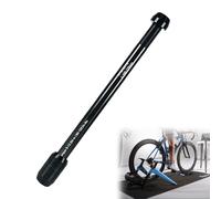 Caldamn Rodillo de entrenamiento para bicicleta, eje ranurado, M12 x 1,0, adaptador de eje de fijación de rueda trasera, paso de rosca de 166 a 178 mm para bicicleta de interior y de carretera