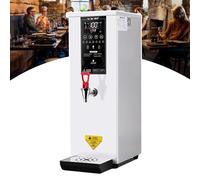 Caldera comercial de agua caliente de 40 L, de acero inoxidable, con control digital y grifo antigoteo, urna de té caliente para catering