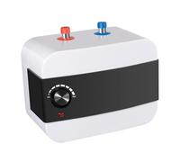 Caldera de 6 l para debajo de la mesa, resistente a la presión y depósito de agua caliente de 1500 W, seguro de bajo consumo, pequeña caldera de cocina 30-65 ℃ para uso bajo fregaderos de cocina y