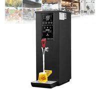 Caldera de agua caliente comercial, calentador de café de acero inoxidable con relleno automático, panel de control digital, grifo antigoteo, urna de té caliente para catering