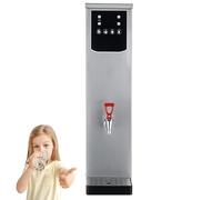 Caldera de agua caliente comercial, control automático de temperatura y llenado automático, acero inoxidable, ebullición rápida para hacer té y café