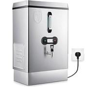Caldera de agua caliente comercial de 40 L, dispensador de agua caliente instantáneo de acero inoxidable 304 con grifo, llenado automático de agua, protección contra quemaduras secas, ideal para