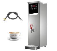 Caldera de agua caliente comercial, urna de catering de 20 litros, temperatura ajustable, salida de 60 l/h, ideal para oficina, cafetería, restaurante, calefacción escalonada, dispensador de agua