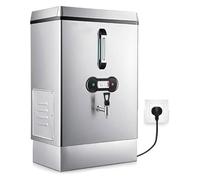Caldera de agua comercial de 40 L, dispensador instantáneo de agua caliente con llenado automático y grifo, acero inoxidable para cafeterías y oficinas, perfecto para hacer té y café