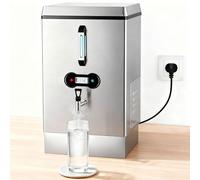 Caldera de agua comercial de 40 L, dispensador instantáneo de agua caliente de 3000 W, doble filtración, reposición automática, acero inoxidable, antiquemaduras secas, para cafetería, oficina, hogar