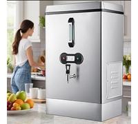 Caldera de agua comercial, dispensador instantáneo de agua caliente con grifo de llenado automático, urna de acero inoxidable para cafeterías y preparación de té y café de oficina