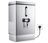 Caldera de agua comercial, dispensador instantáneo de agua caliente de 40 litros con grifo, calentador de agua para hacer té y café, calentador de agua de acero inoxidable, urna de catering, para
