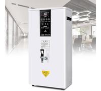 Caldera de agua montada en la pared, calentamiento rápido, ahorro de energía, control automático de temperatura de 40.0 °C a 100.0 °C, capacidad de 80 litros, ideal para restaurantes y oficinas