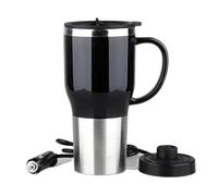 Caldera de agua para automóvil, Taza calefactora para automóvil,Calentador de café eléctrico de 12 V | Taza eléctrica portátil del viaje, caldera elegante de la caldera del coche con la manija 450ml p