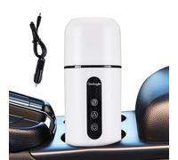 Caldera de agua para coche, hervidor de té y café de calentamiento rápido 12 V/24 V, de viaje universal con función de agitación automática, hervidor de coche de 420 ml para mantener caliente el lat