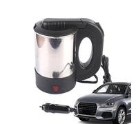 Caldera de Calefacción de Coche - Caldera de Viaje Portátil, Calentador de Líquido Compacto, Taza Eléctrica para Bebidas de Acero Inoxidable | Calentador de Frasco Automático