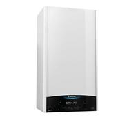 Caldera de condensación, modelo Genus One 24 FF EU, para gas natural y propano, programación horaria, bomba de alta eficiencia, detección automática tipo de gas (Referencia: Ariston 3301018)