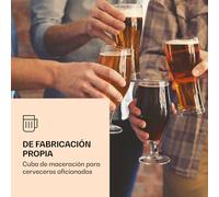 Caldera de fermentación Gärkeller Pro 15 litros válvula de drenaje de levadura acero inoxidable 304 Caldera de fermentación Gärkeller Pro 15 litros válvula de drenaje de levadura acero inoxidable 304 