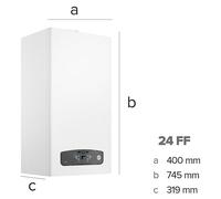Caldera de gas Cares S30F con instalación incluida (24 W, Display LC)