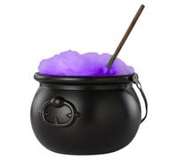 Caldera de Halloween - Decoraciones De Tazón De Halloween 20 Cm Al Aire Libre | Accesorios De Cuenco De Decoración De Control Remoto | Suministros Ligeros Para Mesa Hogar De Cocina Sala De Cocina
