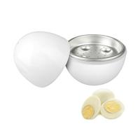 Caldera de huevos, caldera de huevos con función de microondas en forma de huevo, caldera de huevos para microondas para 4 escalfadores, caldera de huevos de 4 capacidades, vaporizador de huevos en