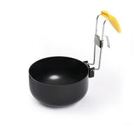 Caldera de huevos de acero inoxidable 304 con mango plegable (1 unidad)