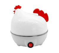 Caldera de huevos, vaporizador de ebullición de huevos, capacidad de 7 huevos, forma de pollo, olla de huevos hervidos rápidos, cazador furtivo eléctrico de huevos, máquina de caldera de huevos para