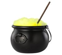 Caldera grande - Caldera De De Halloween | Decoraciones De Tazón De Halloween | 7 Color Light Control Remote Bowl | Decoraciones De Brujas Al Aire Libre Para Mesa De Cocina Interior De Cui