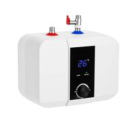 Caldera para debajo de la mesa, 6 litros, baja presión, pequeño depósito de | Resistente a la presión y calentador de agua para cocina, depósito de agua caliente, 1500 W, 0 - 65 ℃